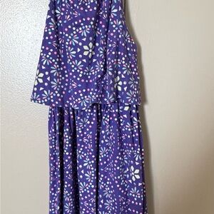 Carter's Purple and Pink Floral Dress